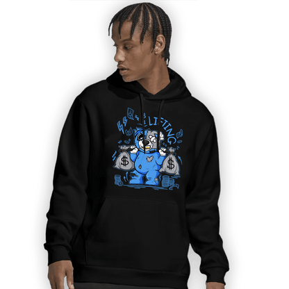 University Blue 5s Hoodie Match Money Lifting BER - NastyJamz
