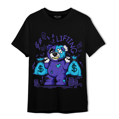 Aqua 6s T Shirt Match Money Lifting BER - NastyJamz