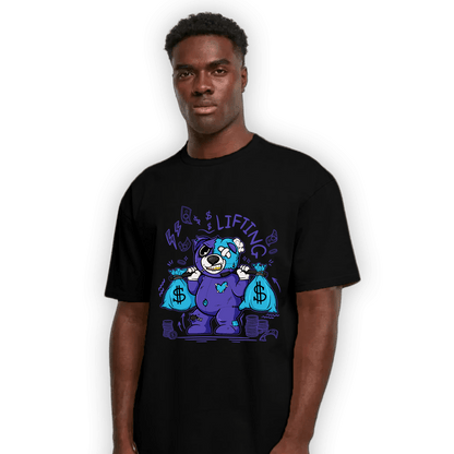 Aqua 6s T Shirt Match Money Lifting BER - NastyJamz