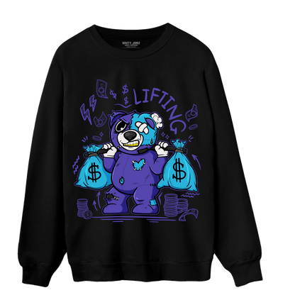 Aqua 6s Sweatshirt Match Money Lifting BER - NastyJamz