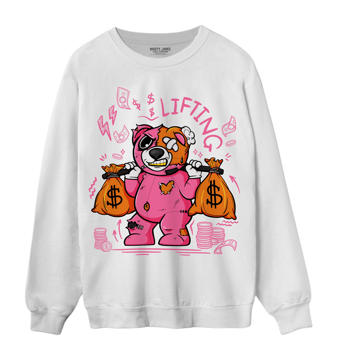 SB Dunk Blossom Sweatshirt Match Money Lifting BER - NastyJamz