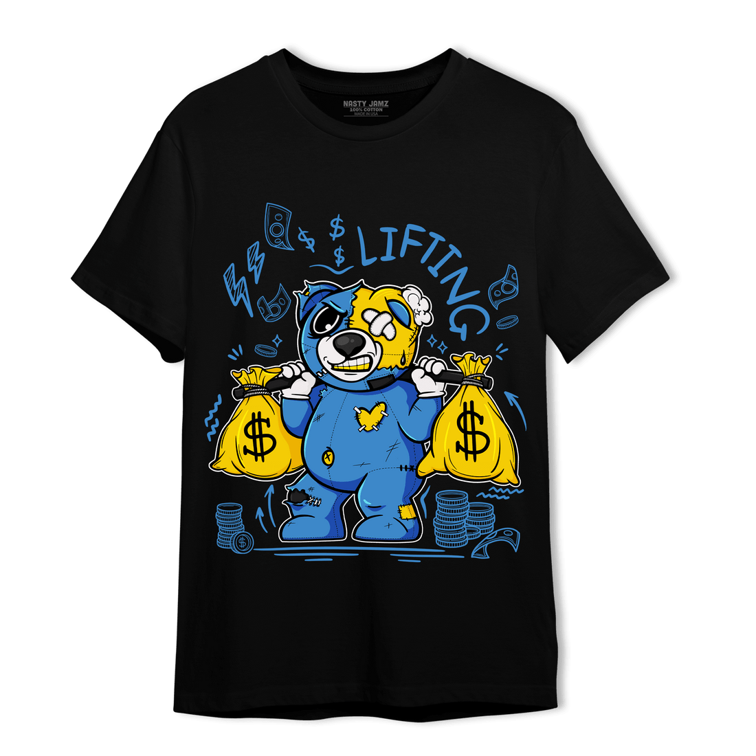 SB Dunk Bubbles T Shirt Match Money Lifting BER - NastyJamz