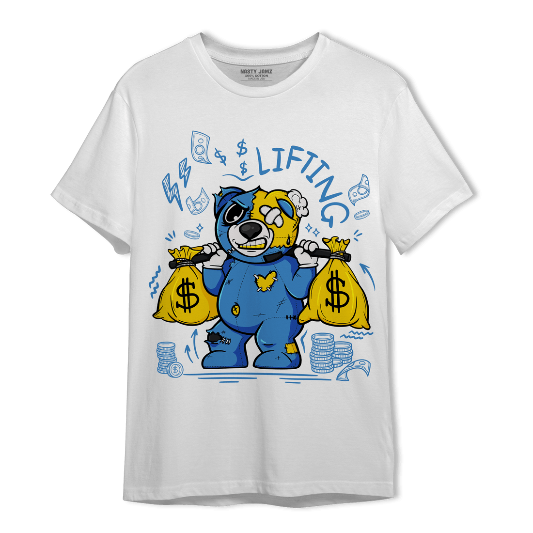 SB Dunk Bubbles T Shirt Match Money Lifting BER - NastyJamz