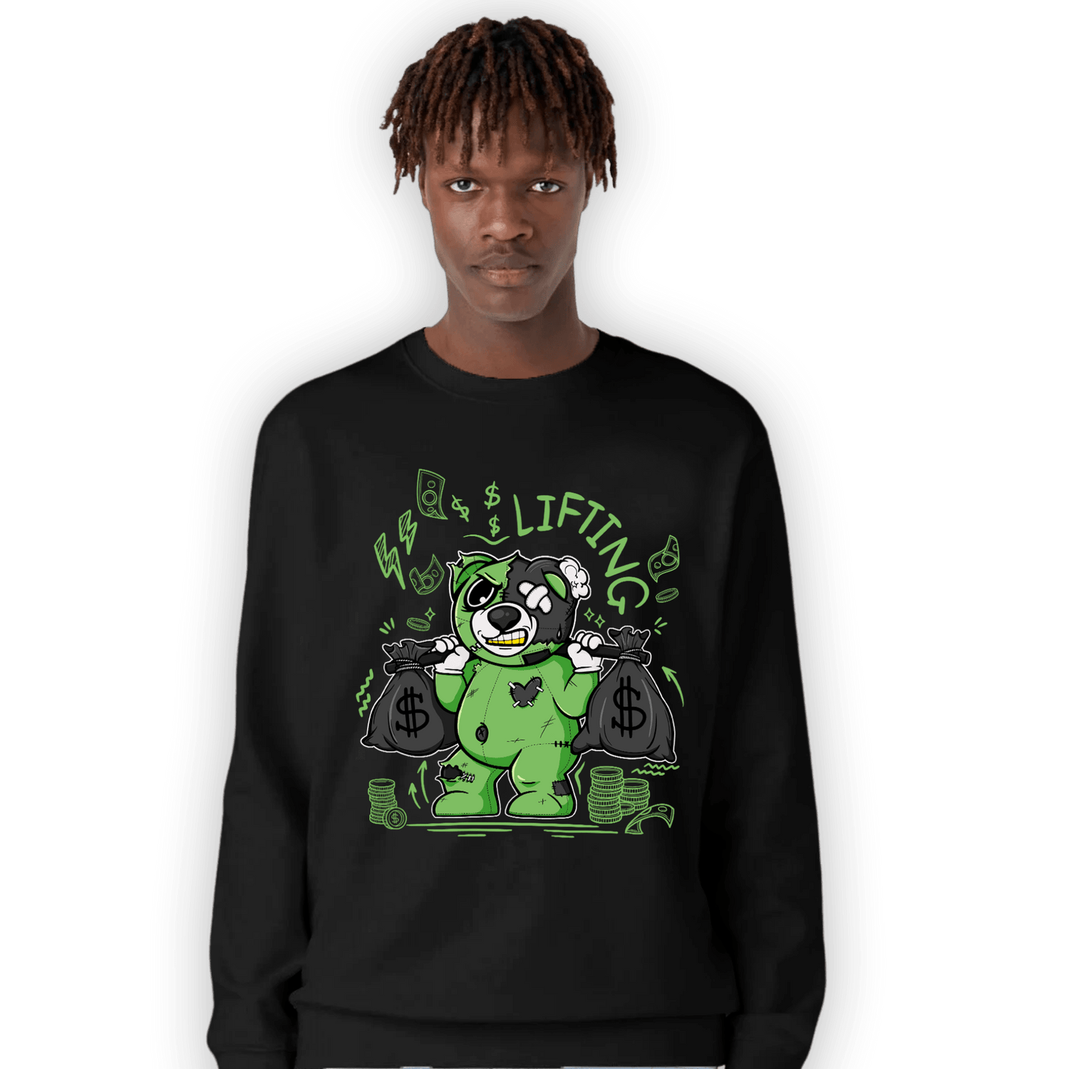 SB Dunk Buttercup Sweatshirt Match Money Lifting BER - NastyJamz
