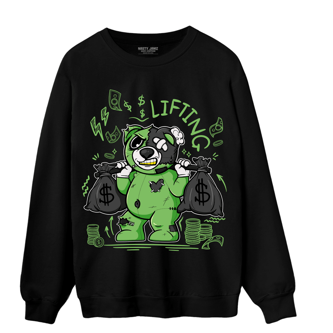 SB Dunk Buttercup Sweatshirt Match Money Lifting BER - NastyJamz