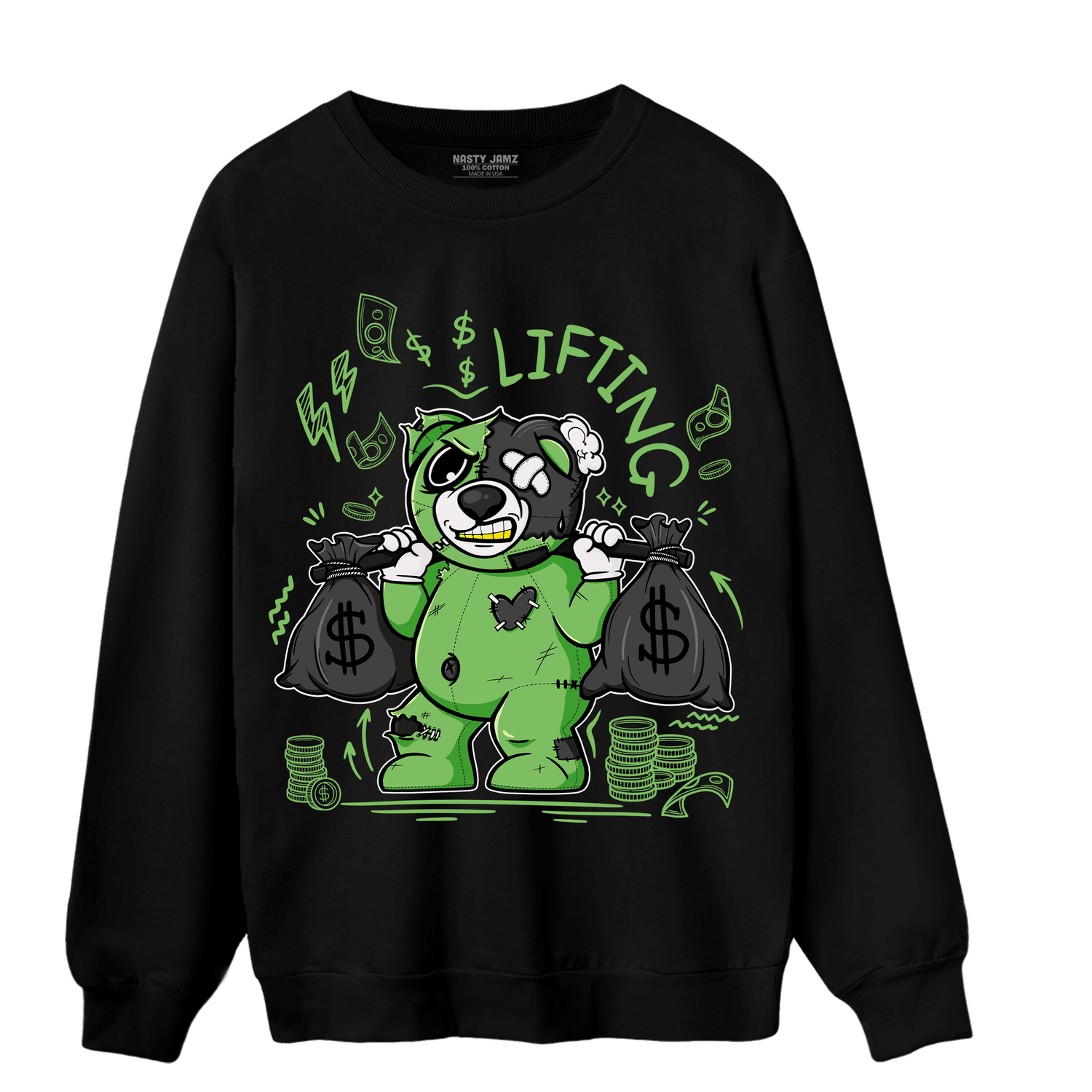 SB Dunk Buttercup Sweatshirt Match Money Lifting BER - NastyJamz