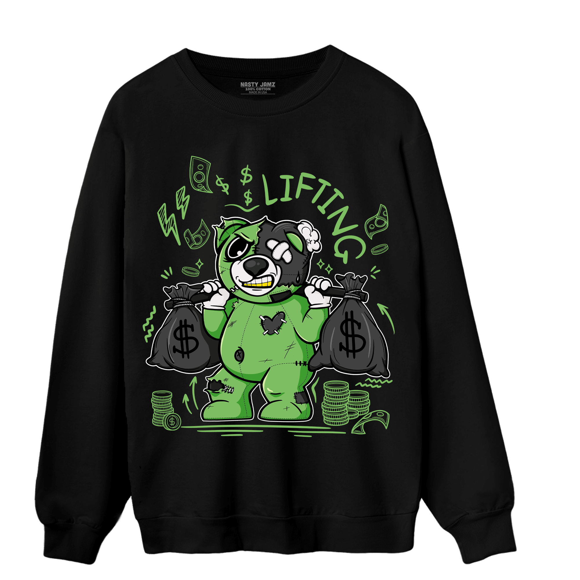 SB Dunk Buttercup Sweatshirt Match Money Lifting BER - NastyJamz