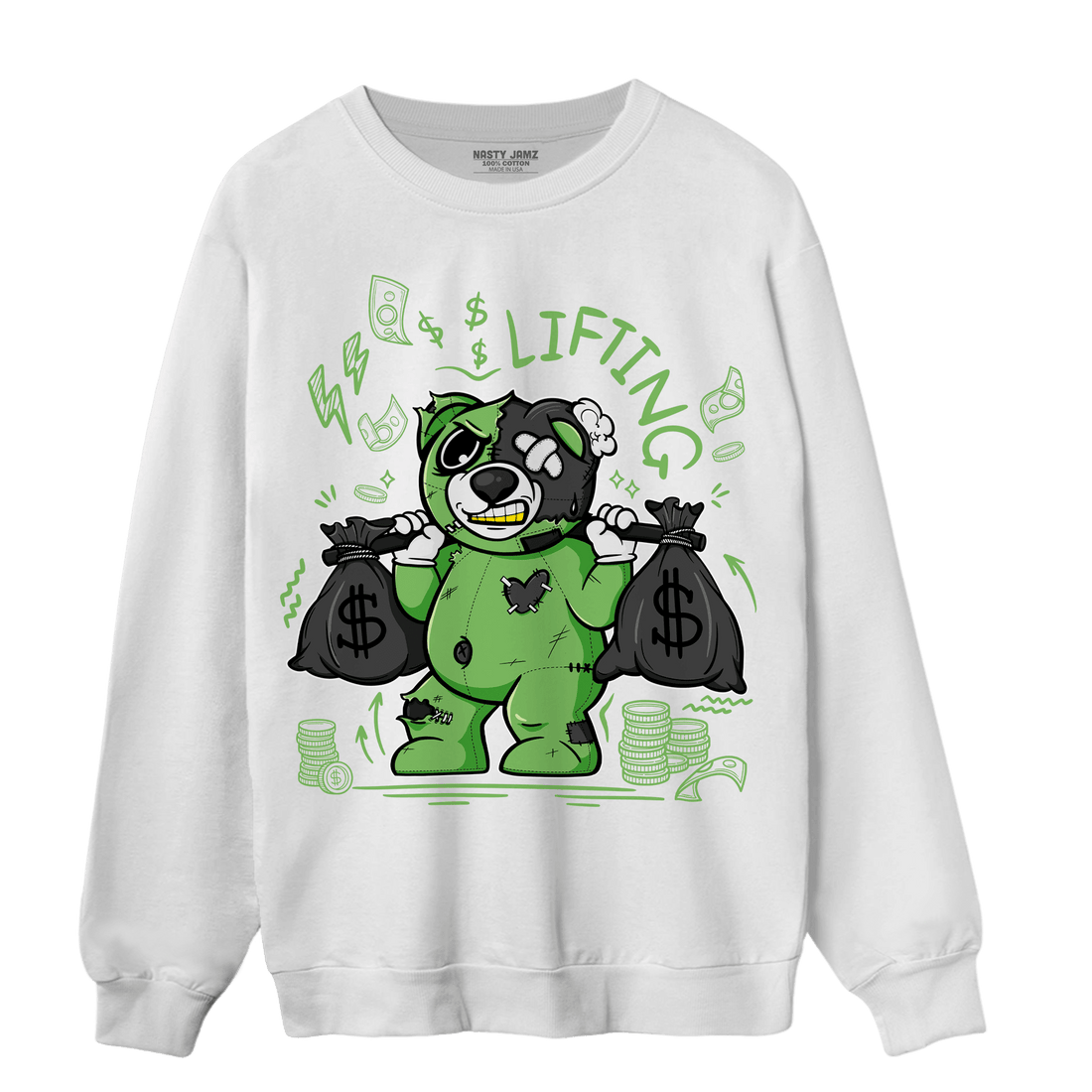 SB Dunk Buttercup Sweatshirt Match Money Lifting BER - NastyJamz