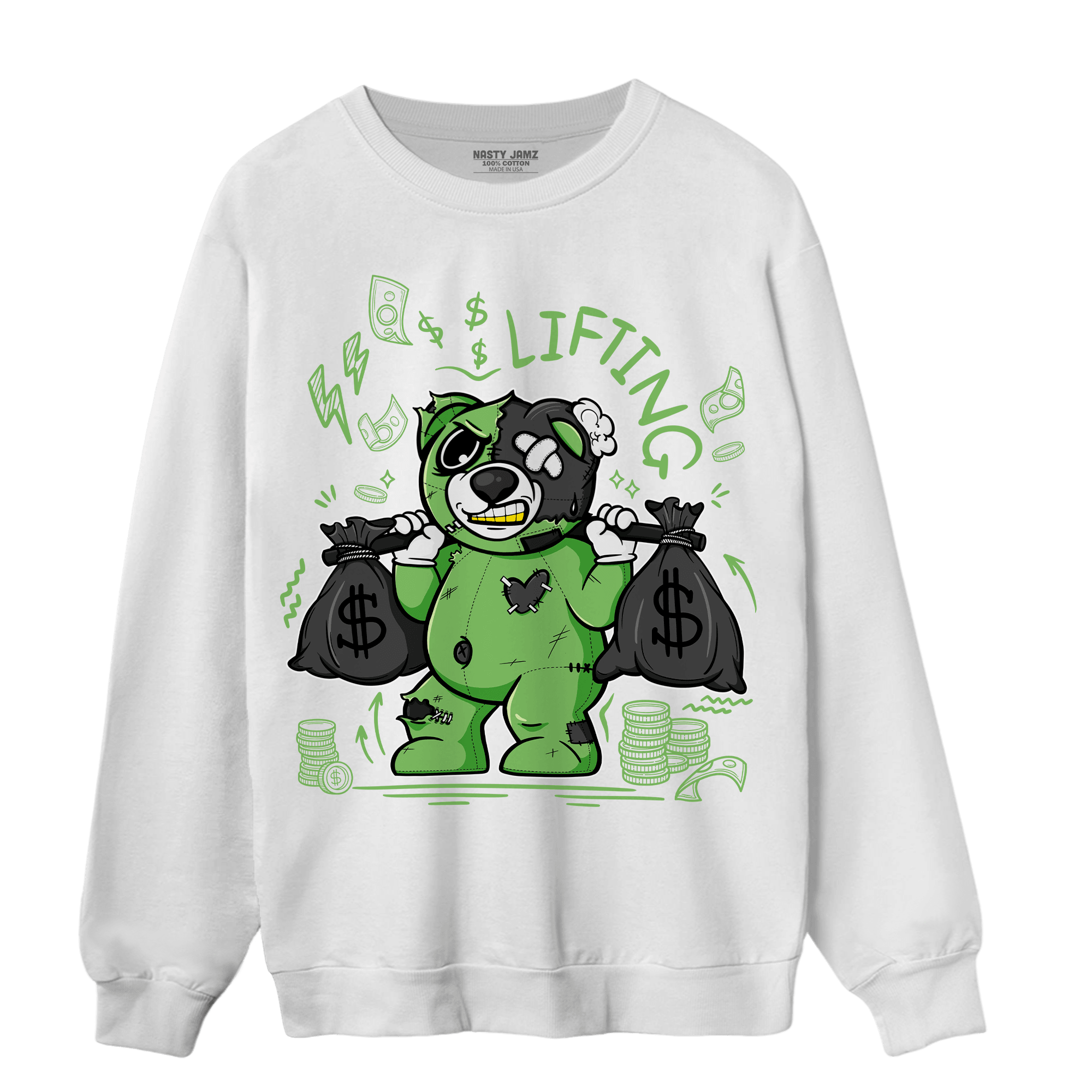 SB Dunk Buttercup Sweatshirt Match Money Lifting BER - NastyJamz