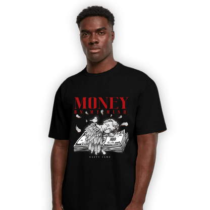 Cherry 11s T Shirt Match Money On My Mind Angel - NastyJamz