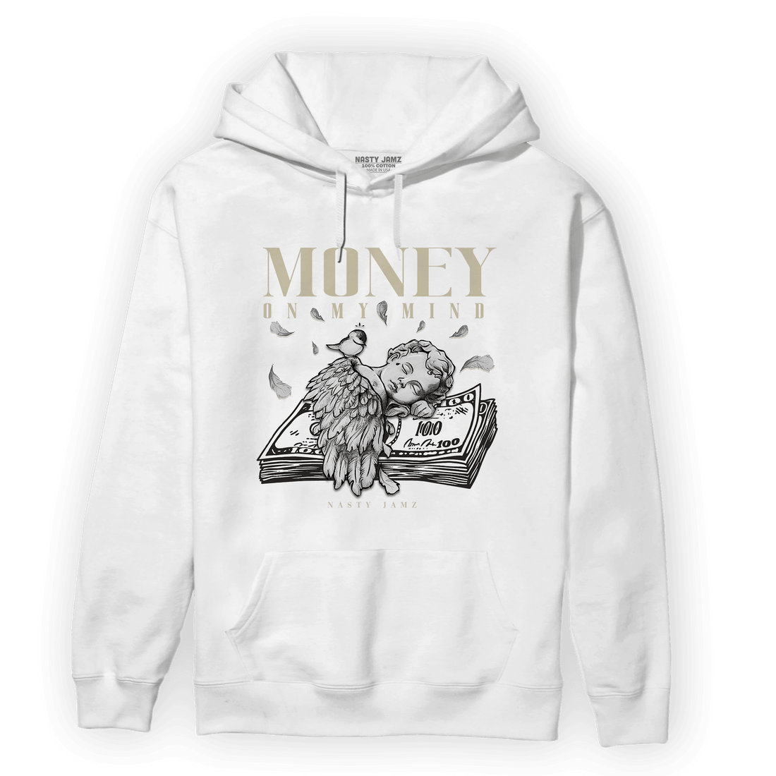 Gratitude 11s Hoodie Match Money On My Mind Angel - NastyJamz