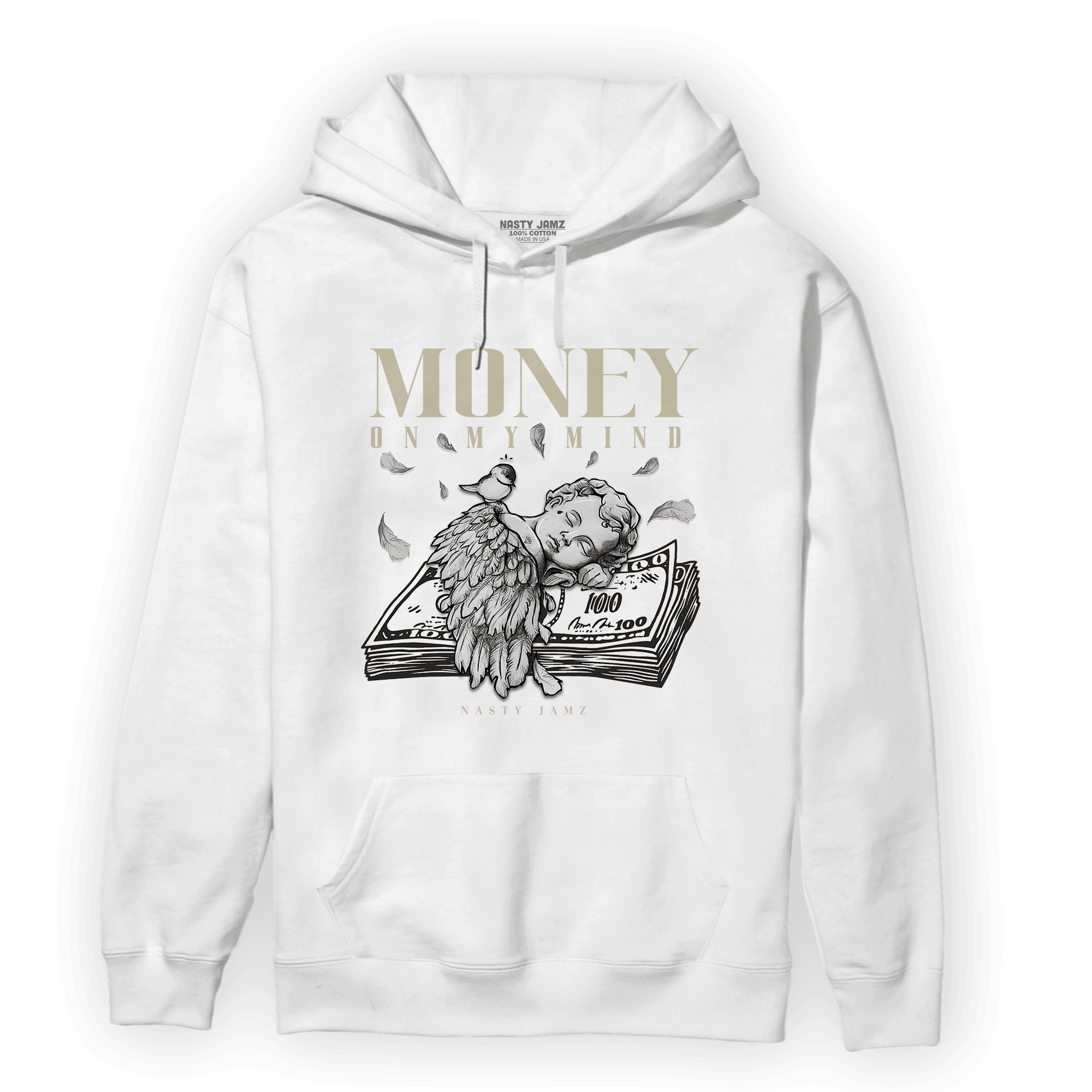 Gratitude 11s Hoodie Match Money On My Mind Angel - NastyJamz