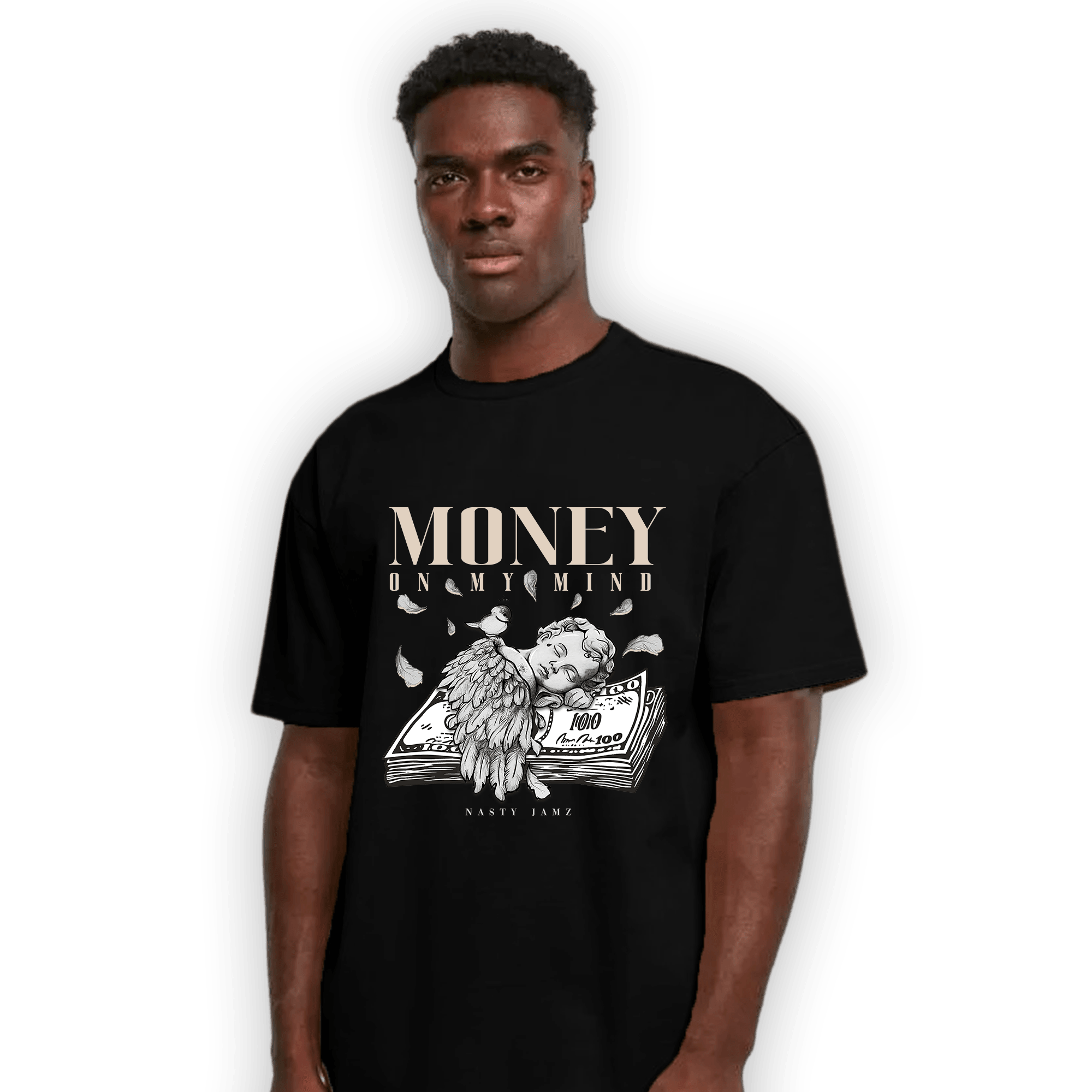 Neapolitan 11s T Shirt Match Money On My Mind Angel - NastyJamz