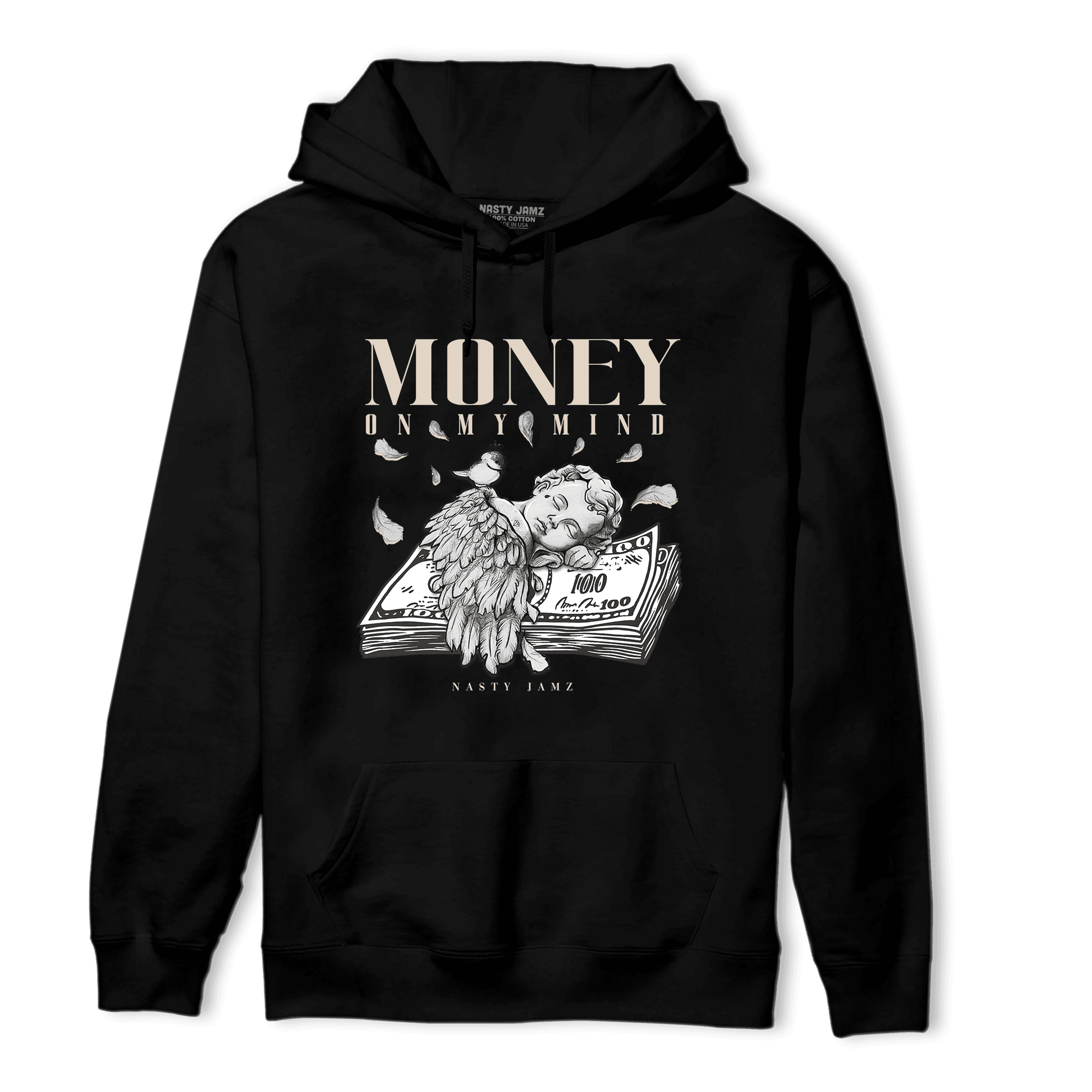 Neapolitan 11s Hoodie Match Money On My Mind Angel - NastyJamz