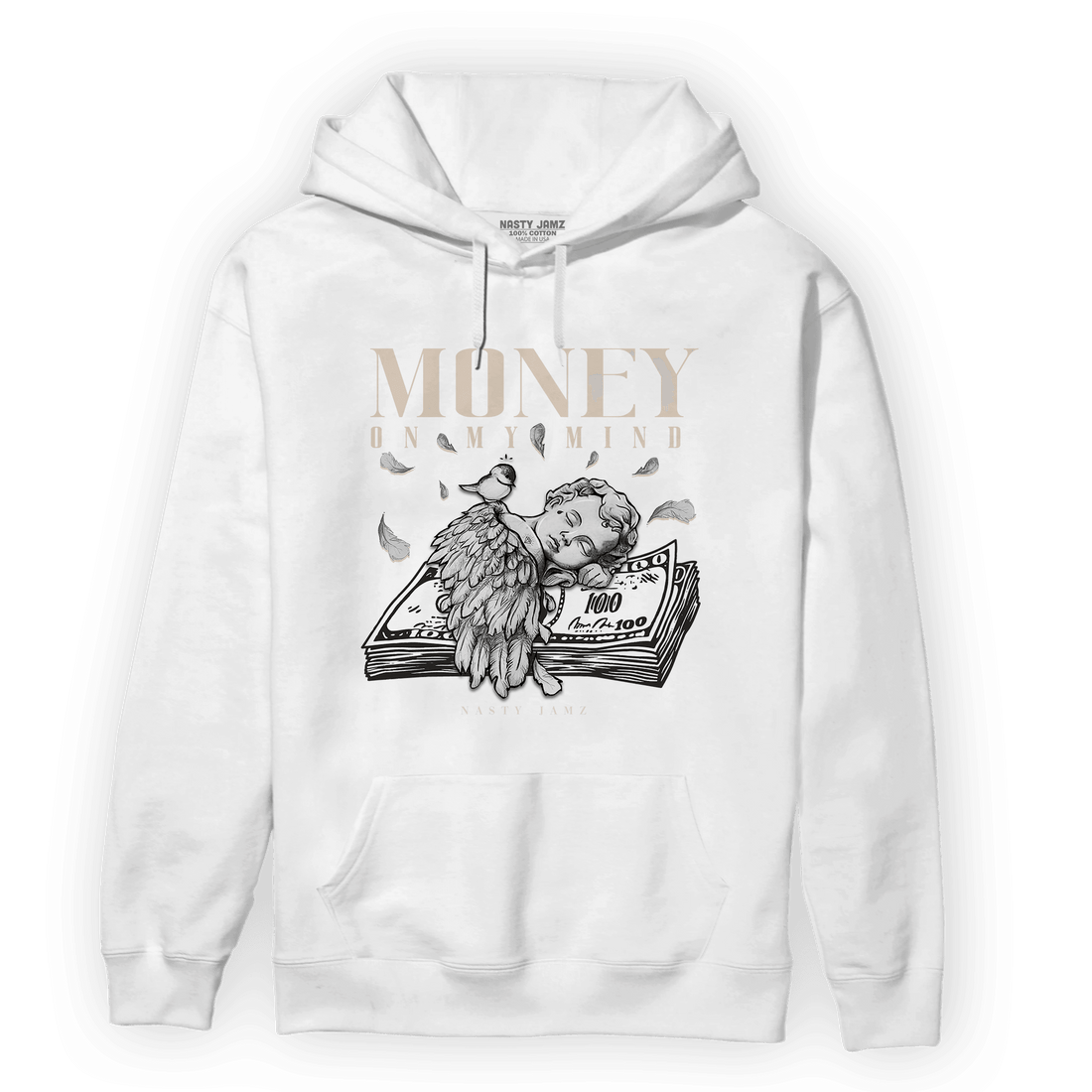 Neapolitan 11s Hoodie Match Money On My Mind Angel - NastyJamz