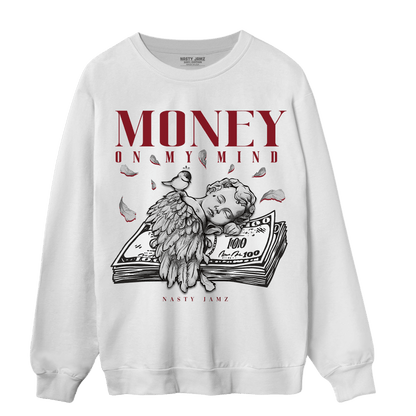 Cherry 12s Sweatshirt Match Money On My Mind Angel - NastyJamz