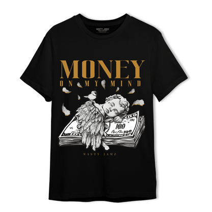 Wheat 13s T Shirt Match Money On My Mind Angel - NastyJamz