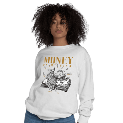 Wheat 13s Sweatshirt Match Money On My Mind Angel - NastyJamz