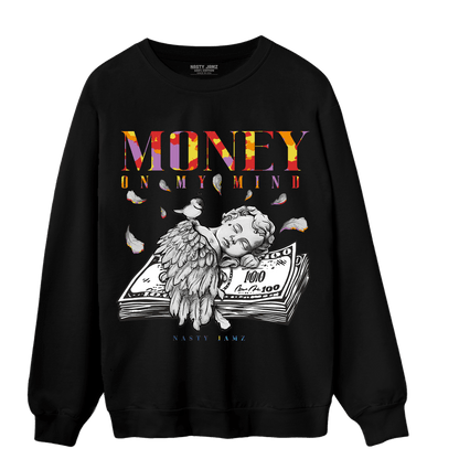 Mid GS Six Championships 1s Sweatshirt Match Money On My Mind Angel - NastyJamz