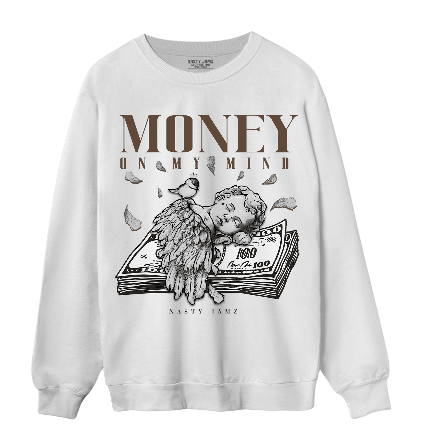 Palomino 1s Sweatshirt Match Money On My Mind Angel - NastyJamz
