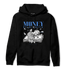 University Blue Toe 1s Hoodie Match Money On My Mind Angel - NastyJamz