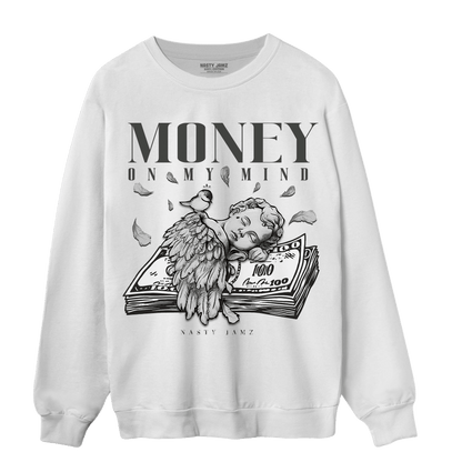 Fear Pack 3s Sweatshirt Match Money On My Mind Angel - NastyJamz