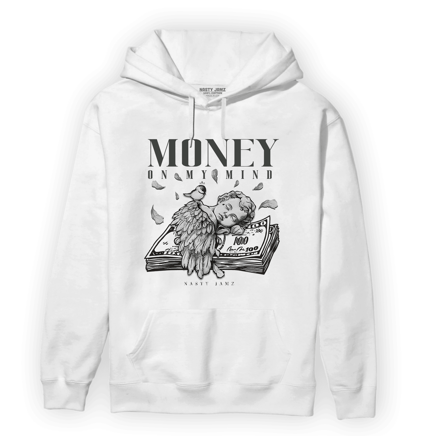 Fear Pack 3s Hoodie Match Money On My Mind Angel - NastyJamz
