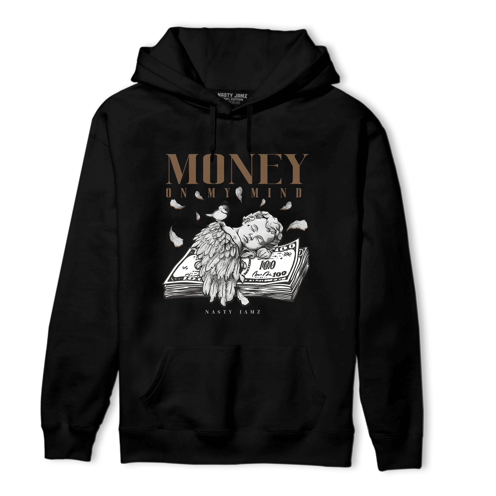 Palomino 3s Hoodie Match Money On My Mind Angel - NastyJamz