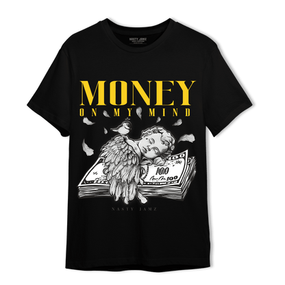 Thunder 4s T Shirt Match Money On My Mind Angel - NastyJamz