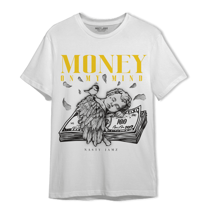 Thunder 4s T Shirt Match Money On My Mind Angel - NastyJamz