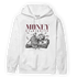Burgundy 5s Hoodie Match Money On My Mind Angel - NastyJamz