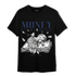 Midnight Navy 5s T Shirt Match Money On My Mind Angel - NastyJamz