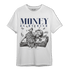 Midnight Navy 5s T Shirt Match Money On My Mind Angel - NastyJamz