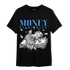 University Blue 5s T Shirt Match Money On My Mind Angel - NastyJamz