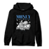 University Blue 5s Hoodie Match Money On My Mind Angel - NastyJamz