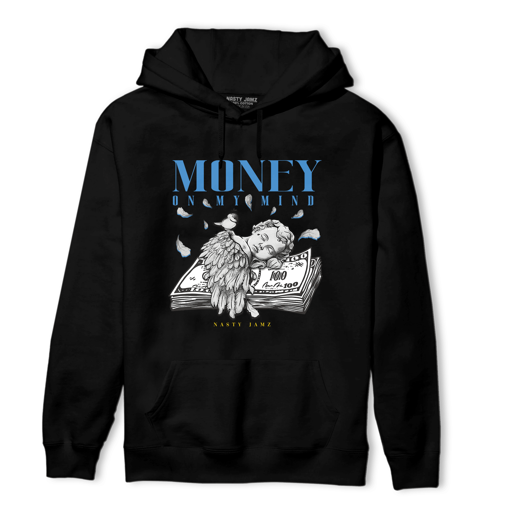 SB Dunk Bubbles Hoodie Match Money On My Mind Angel - NastyJamz