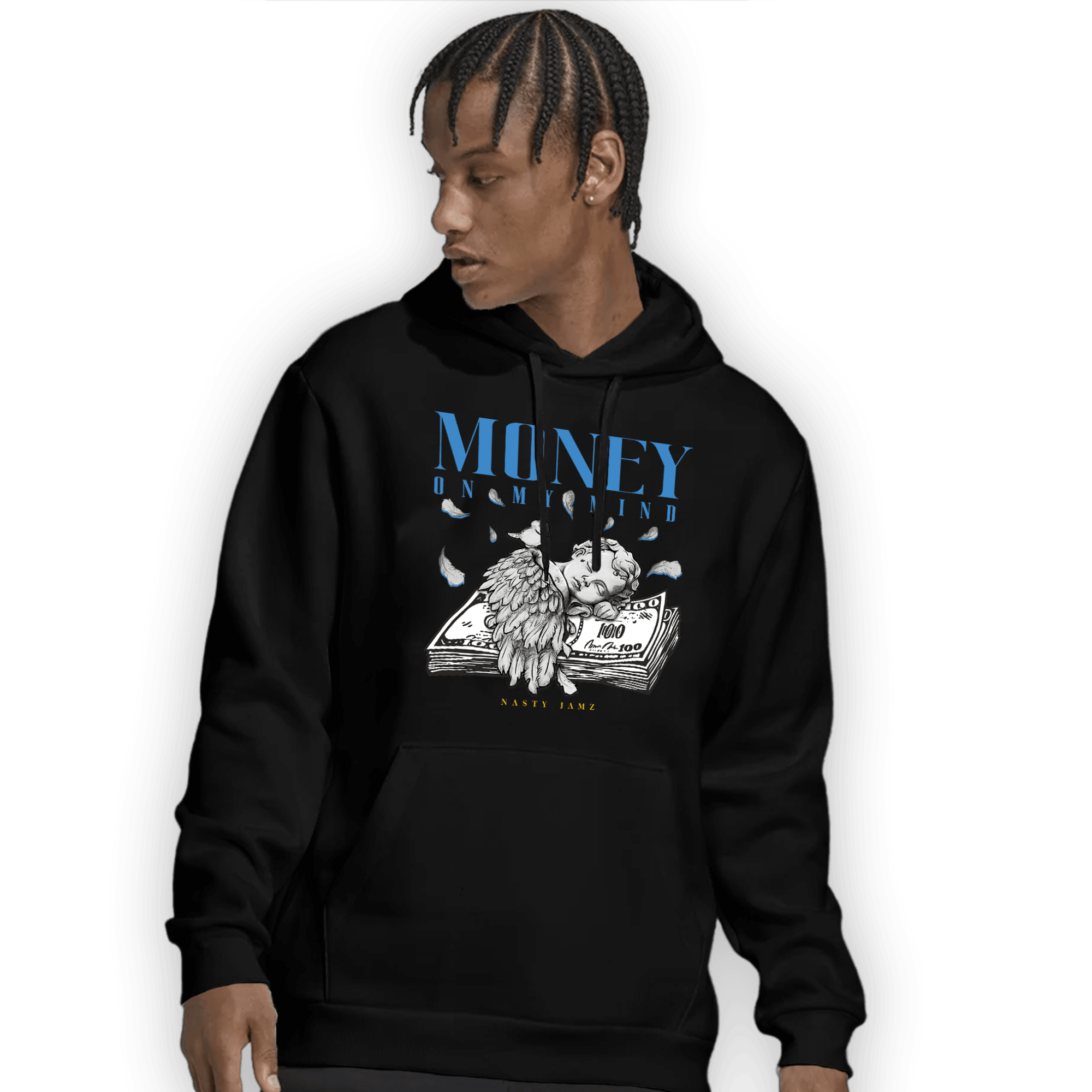 SB Dunk Bubbles Hoodie Match Money On My Mind Angel - NastyJamz