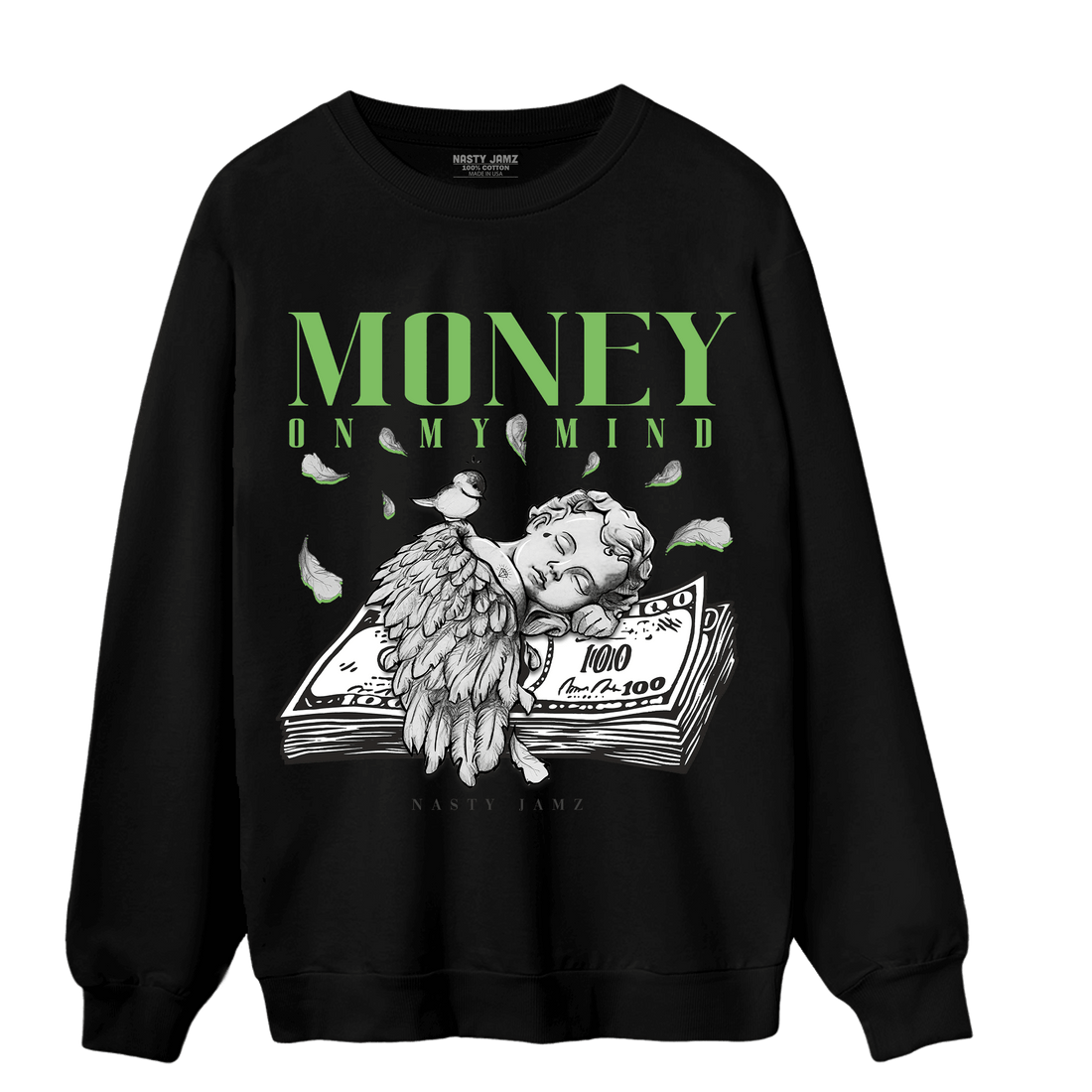 SB Dunk Buttercup Sweatshirt Match Money On My Mind Angel - NastyJamz