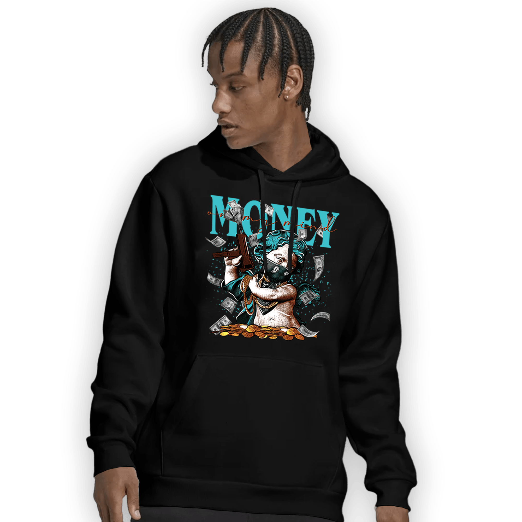 Dunk Low Dolphins Hoodie Match Money On My Mine Gang - NastyJamz