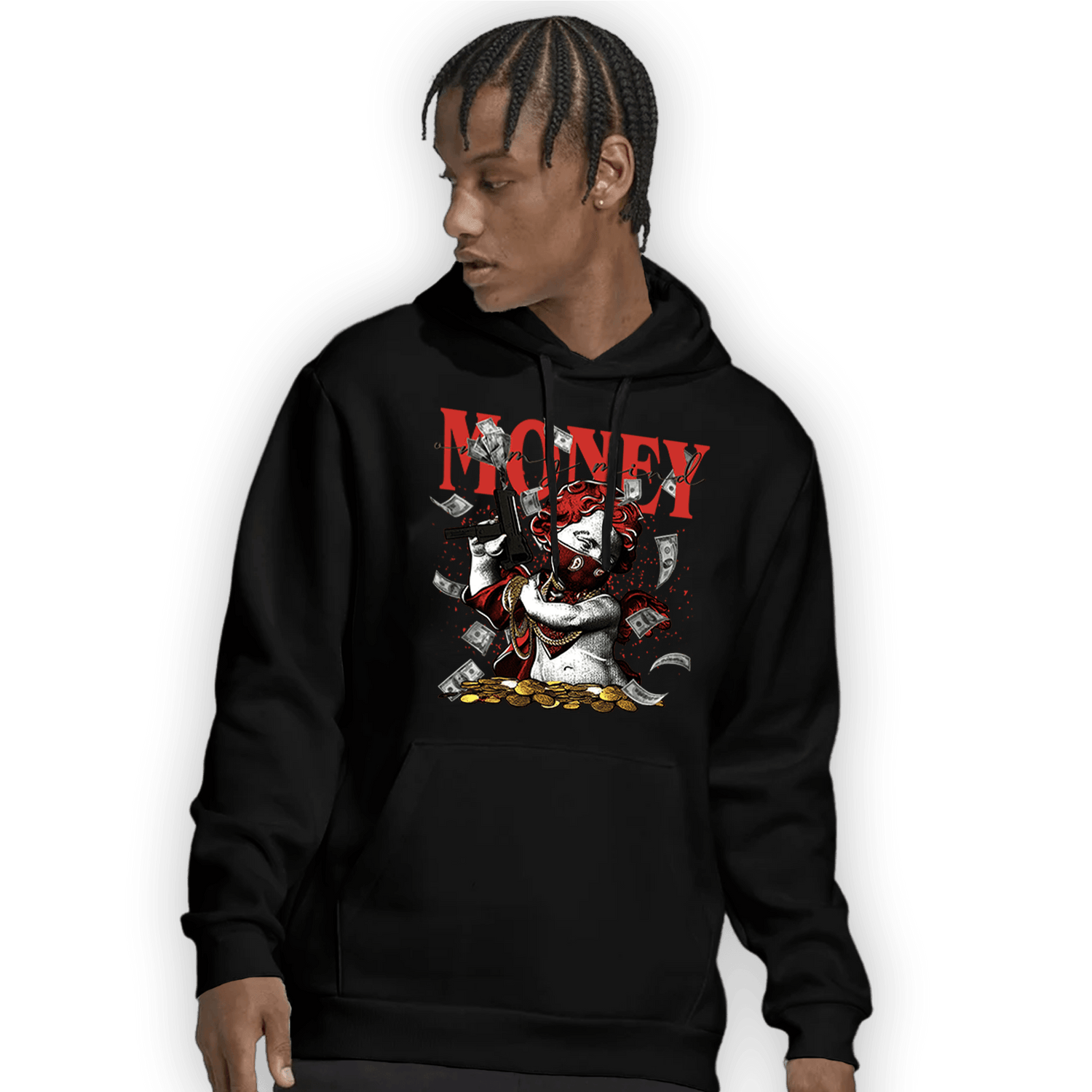 Dunk Low Mystic Red Hoodie Match Money On My Mine Gang - NastyJamz