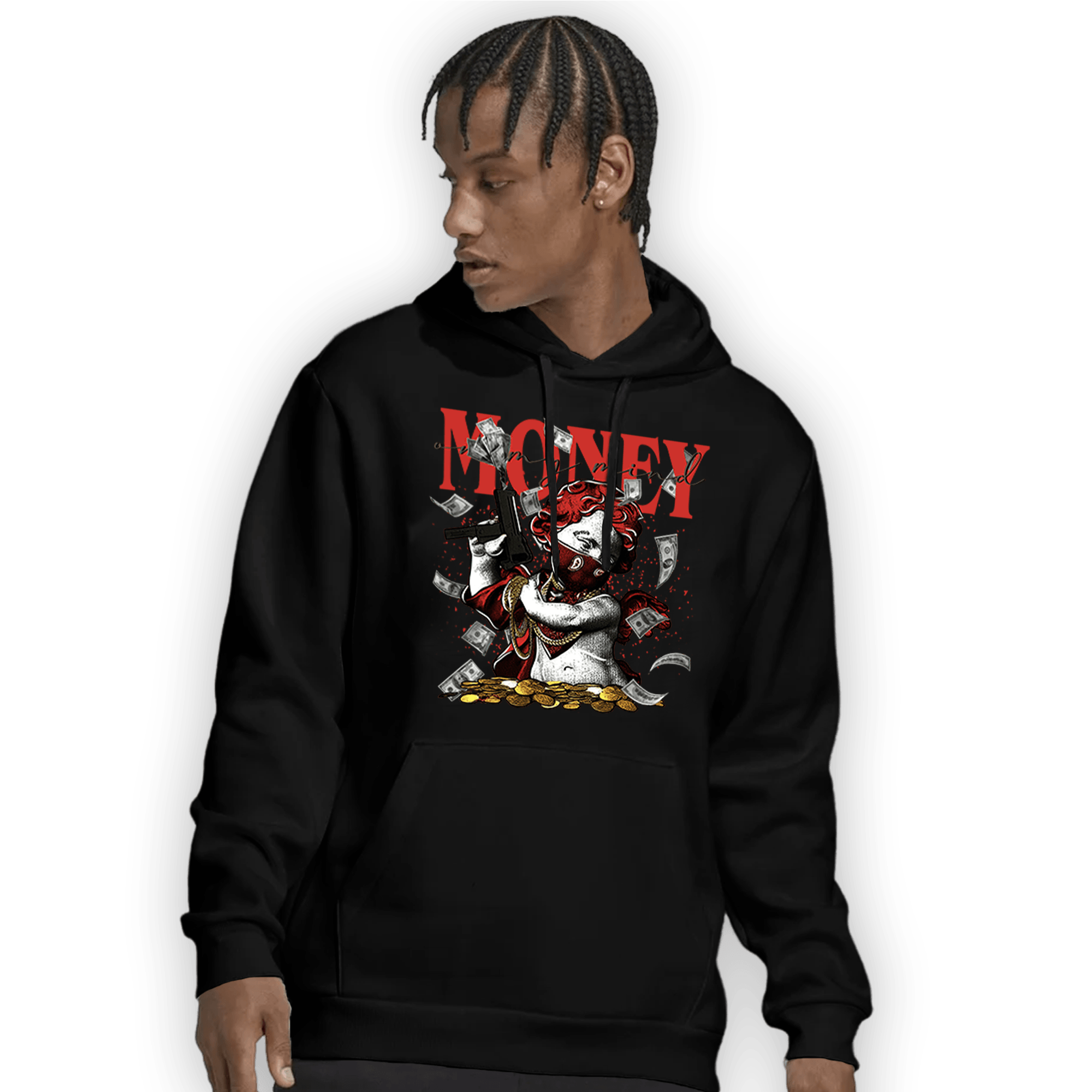 Dunk Low Mystic Red Hoodie Match Money On My Mine Gang - NastyJamz