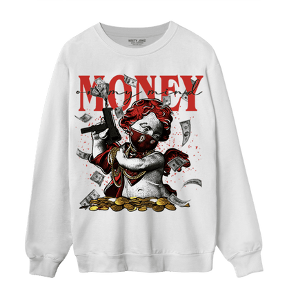 Dunk Low Mystic Red Sweatshirt Match Money On My Mine Gang - NastyJamz