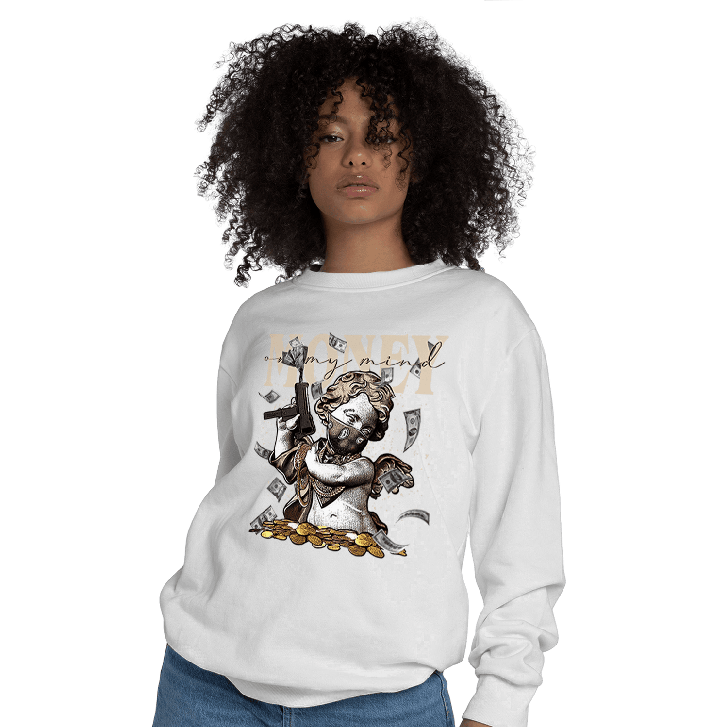 Dunk Low Twist Sanddrift Sweatshirt Match Money On My Mine Gang - NastyJamz
