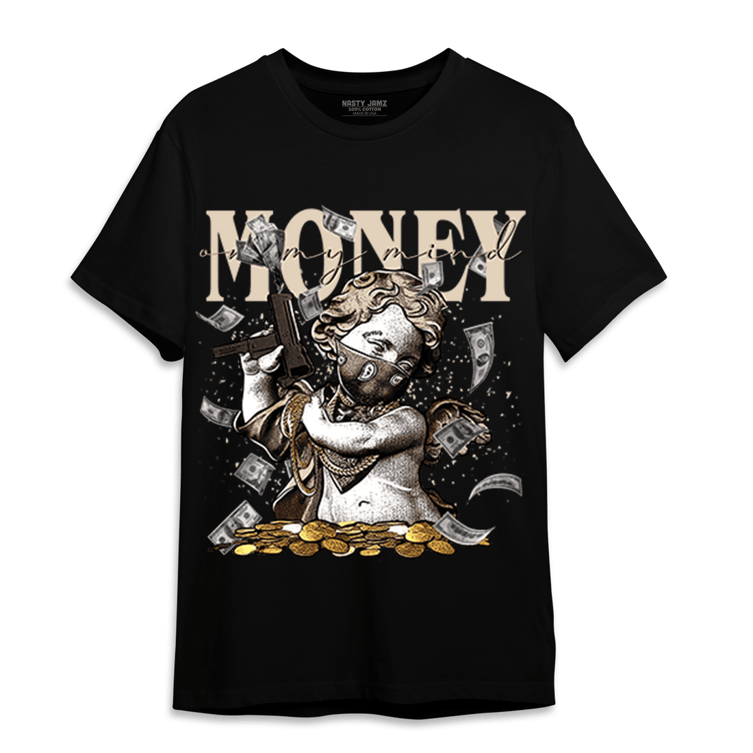 Dunk Low Twist Sanddrift T Shirt Match Money On My Mine Gang - NastyJamz