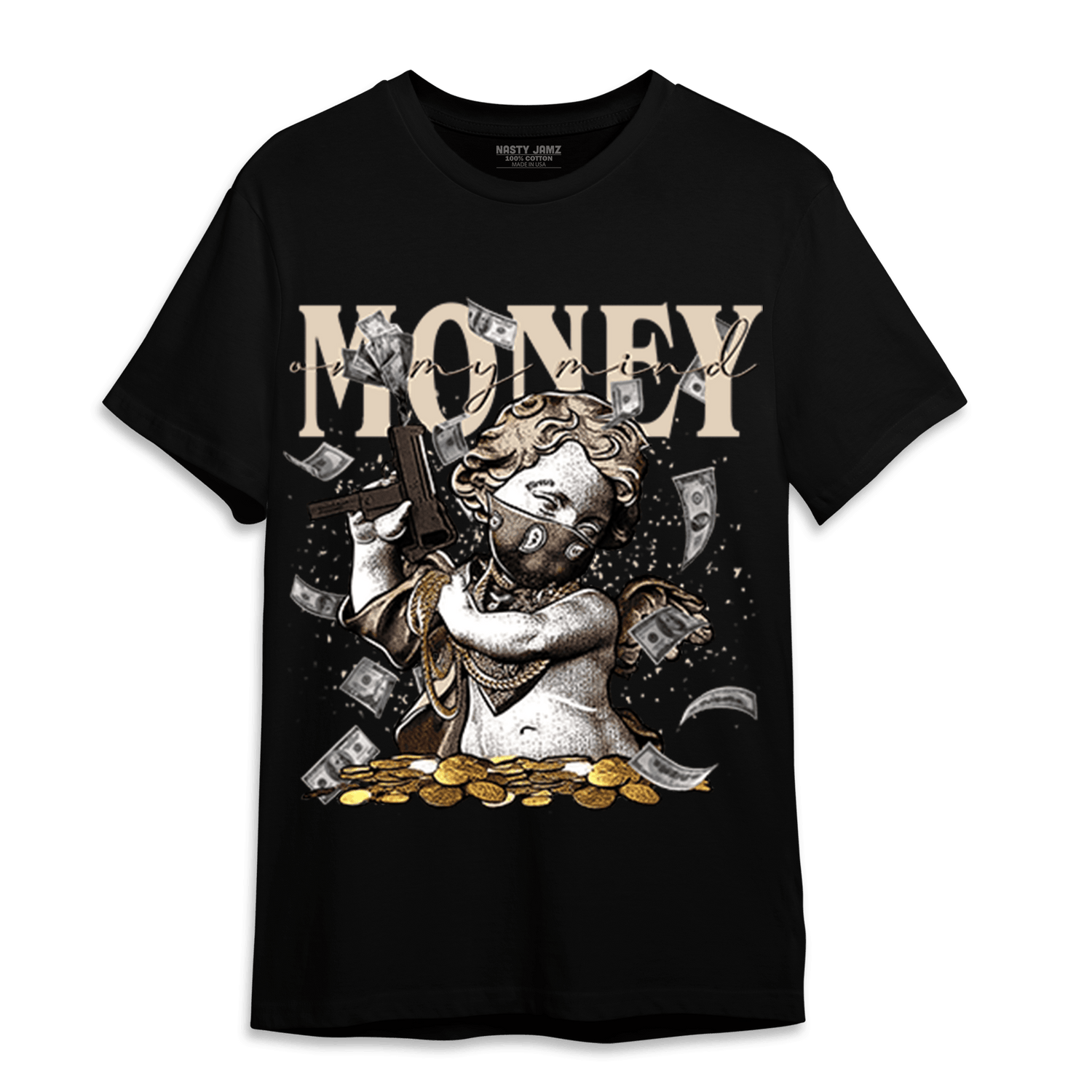 Dunk Low Twist Sanddrift T Shirt Match Money On My Mine Gang - NastyJamz