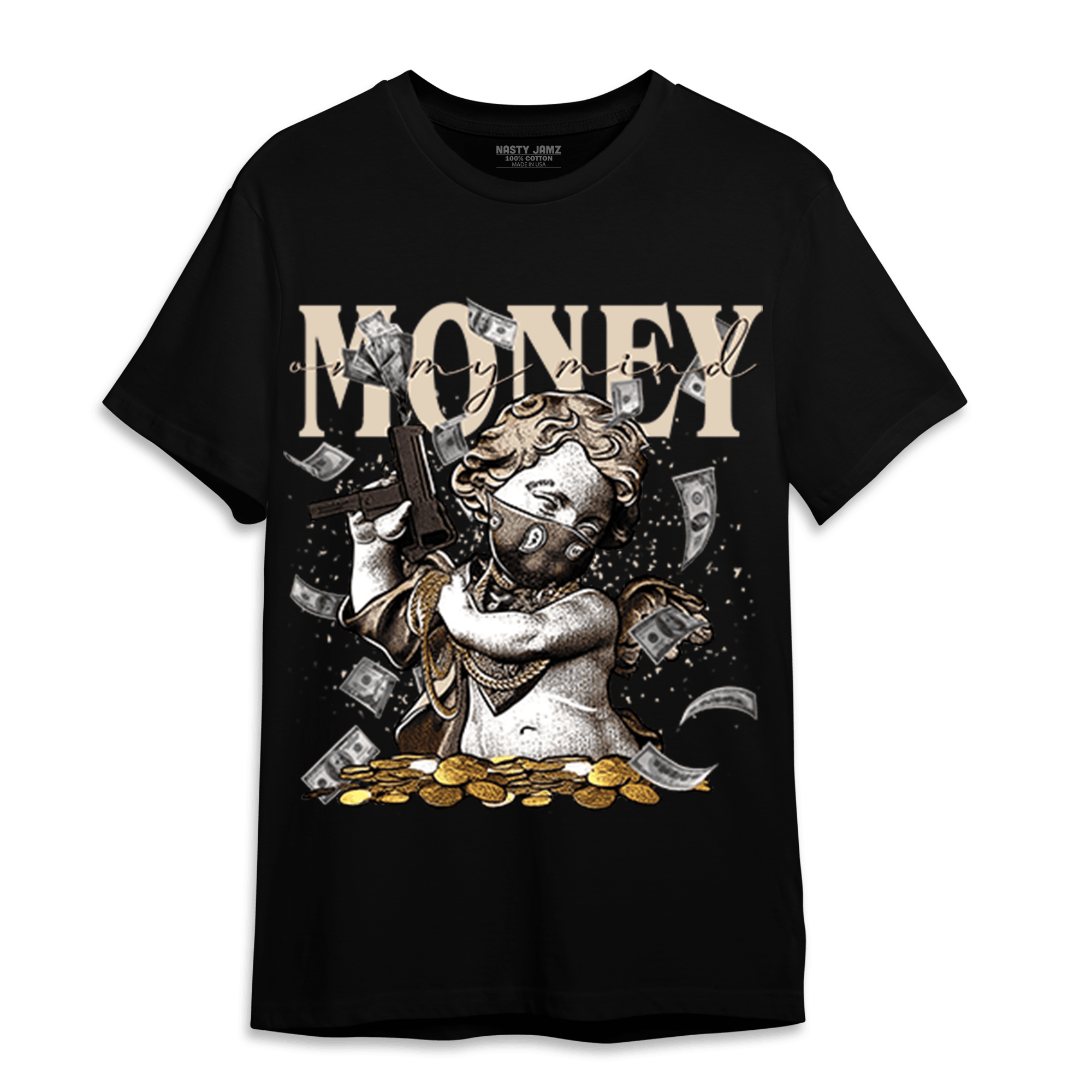 Dunk Low Twist Sanddrift T Shirt Match Money On My Mine Gang - NastyJamz