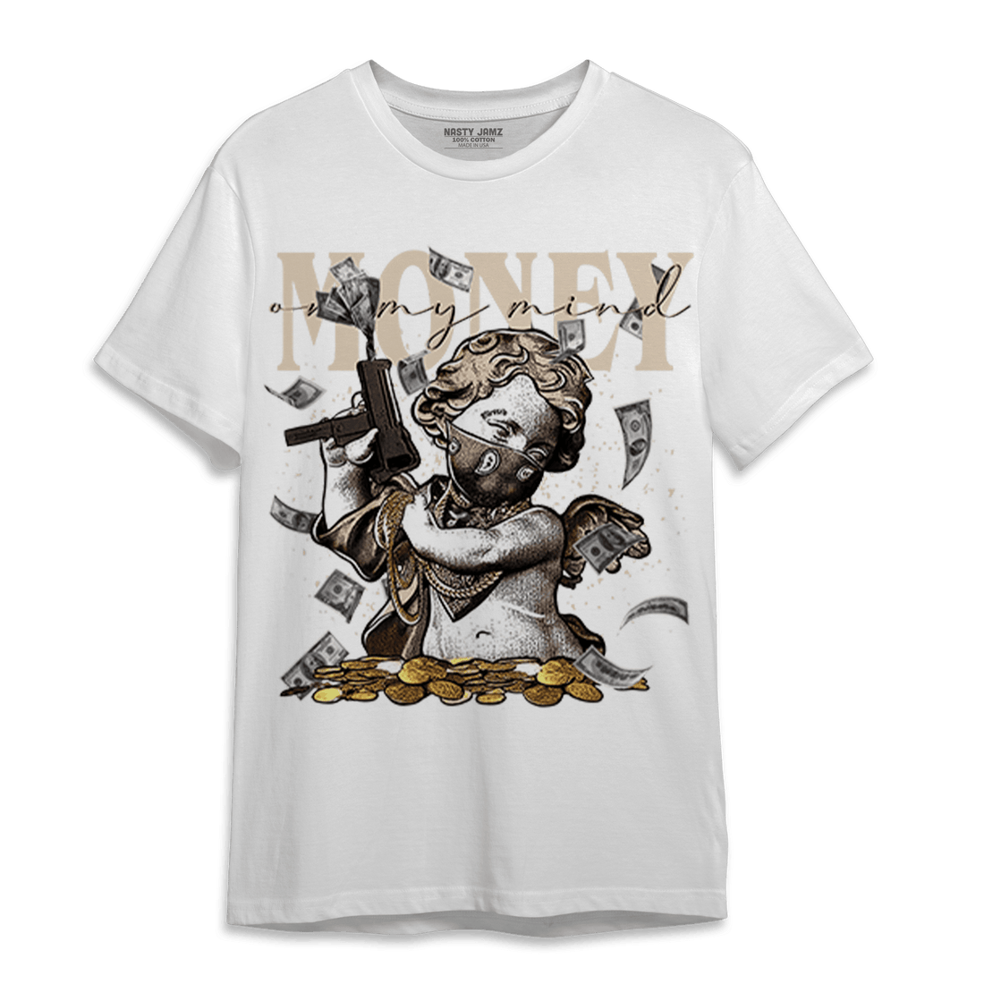 Dunk Low Twist Sanddrift T Shirt Match Money On My Mine Gang - NastyJamz