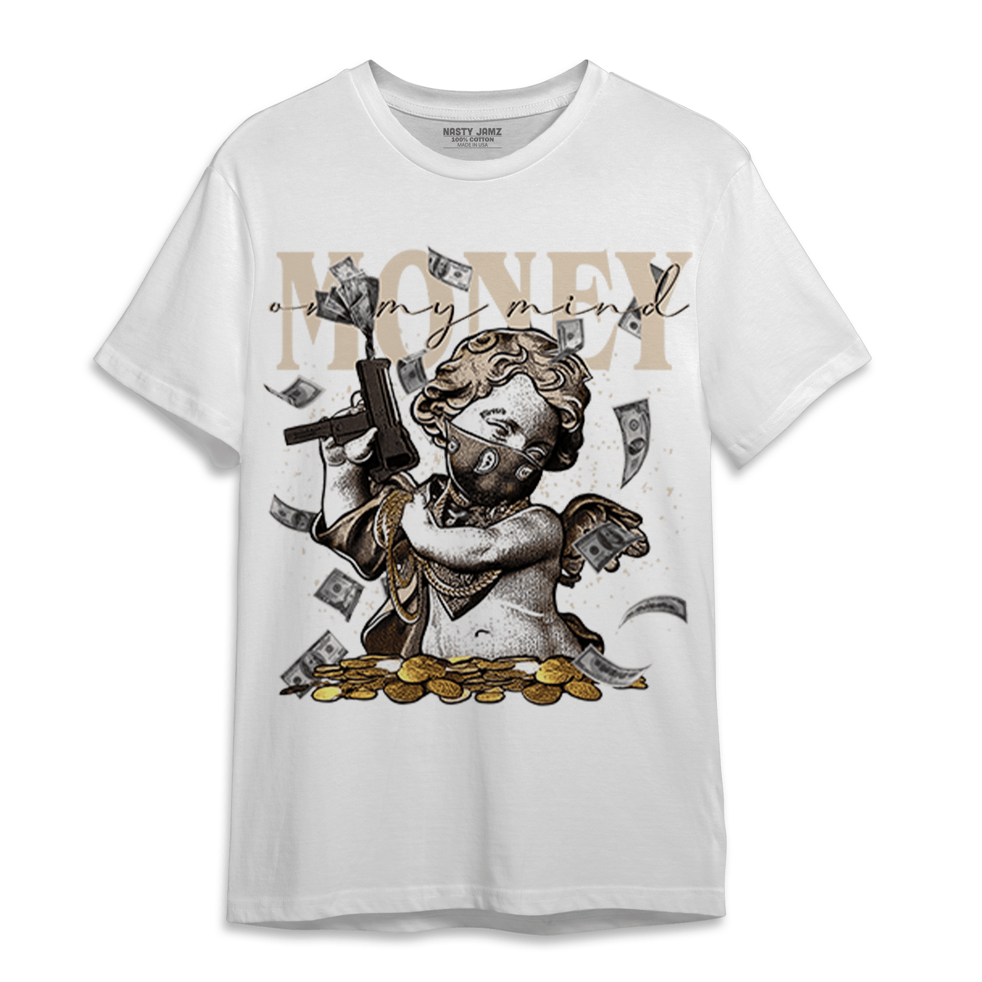 Dunk Low Twist Sanddrift T Shirt Match Money On My Mine Gang - NastyJamz