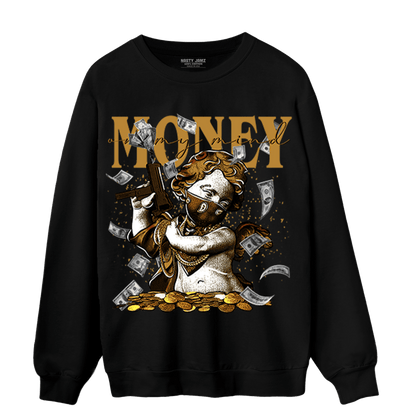 Wheat 13s Sweatshirt Match Money On My Mine Gang - NastyJamz