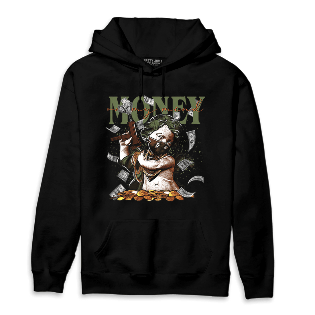 High OG Celadon 1s Hoodie Match Money On My Mine Gang - NastyJamz